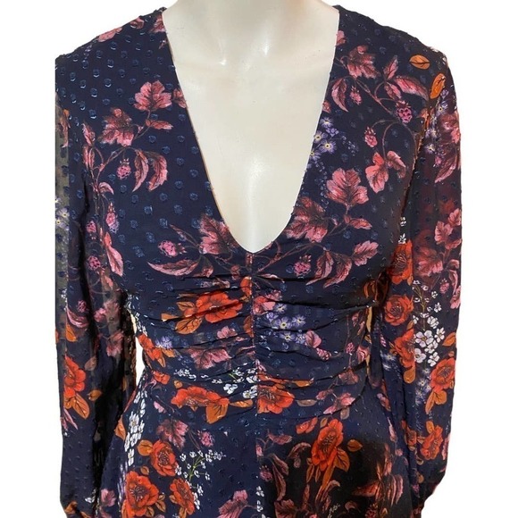 Keepsake The Label Need You Now Playsuit Navy Floral Size S Fits like XS - Picture 2 of 12